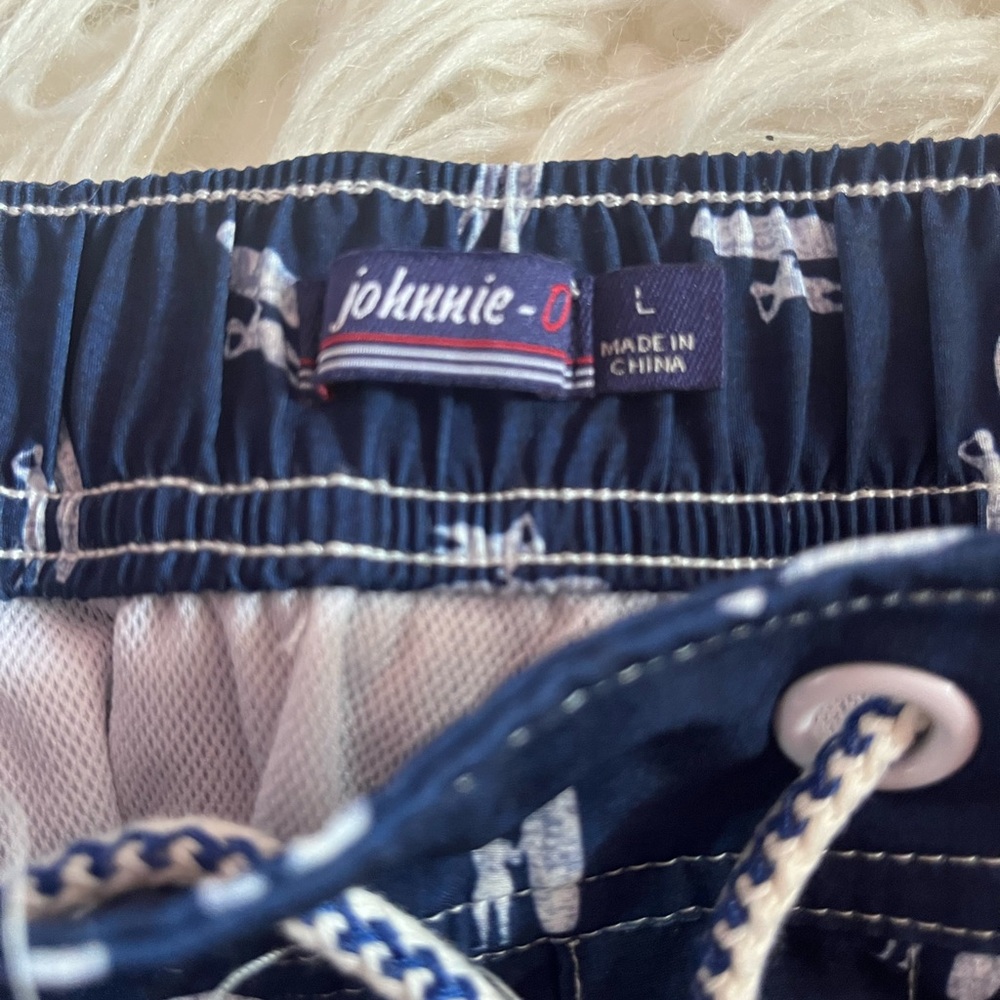 Johnnie-O Men’s Avon Half Elastic Surf Shorts Size Large - Picture 4 of 6